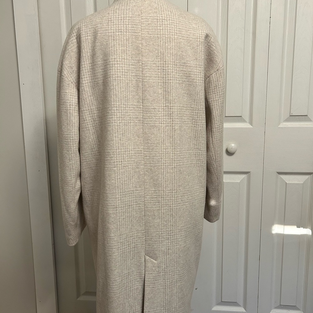 Zara Light Cream Beige Over Coat - Picture 5 of 7